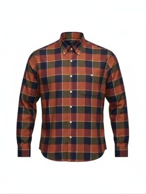 Orvis Men’s Plaid Button Down Shirt | XL Trim Fit | Stretch Cotton